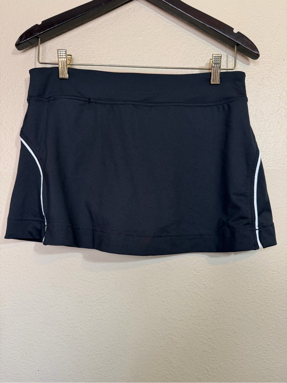 C9 by Champion Black Athletic Activewear Skort with White Piping - Size Small